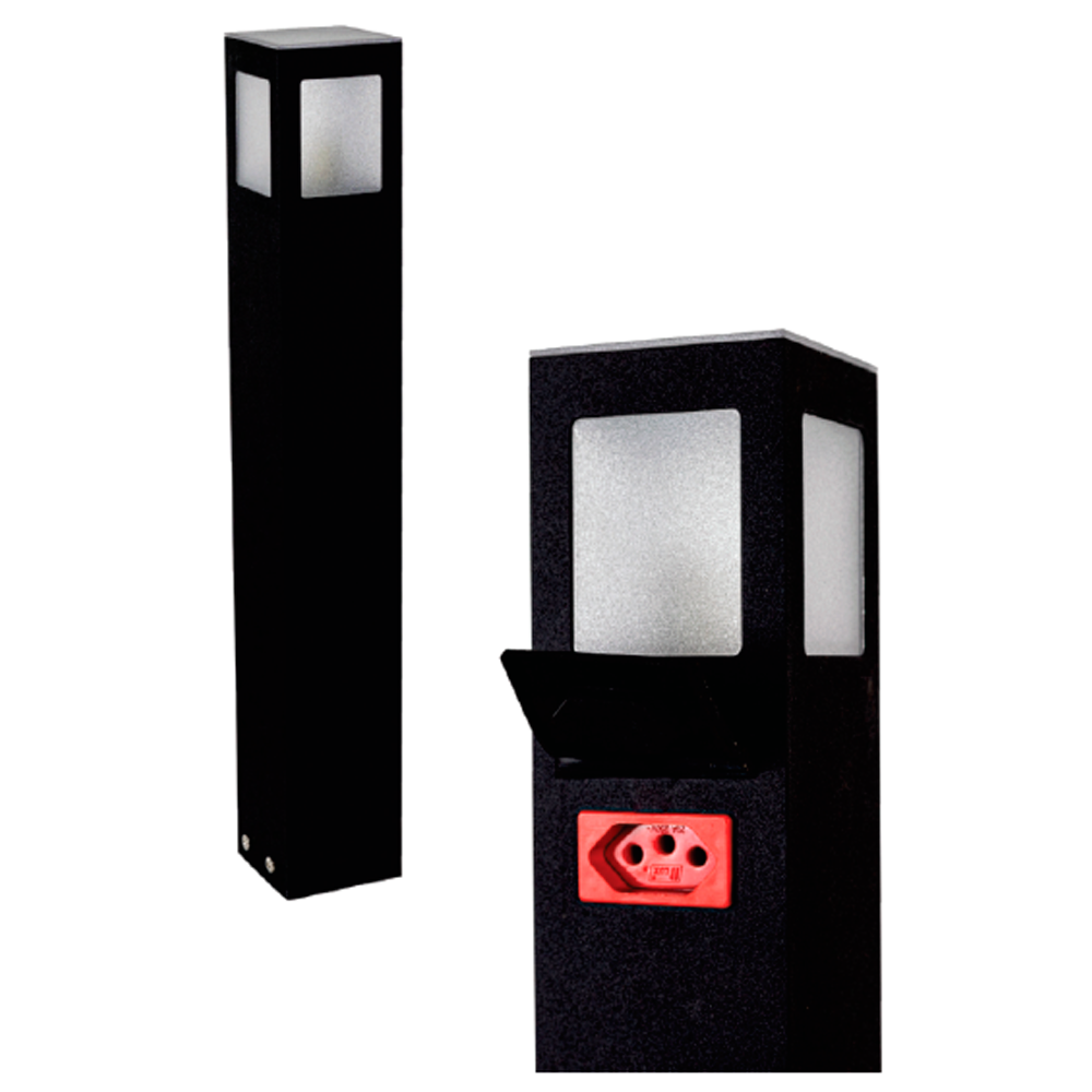 Balizador Com Tomada Led E27 20A - Miniatura 2