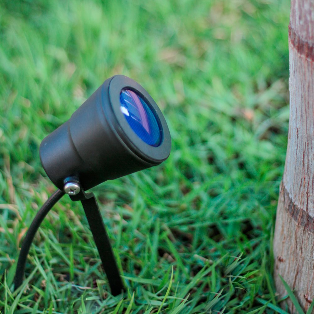 Espeto Soquete Com Gu10 E Troca Cor Da Lente - Miniatura 3